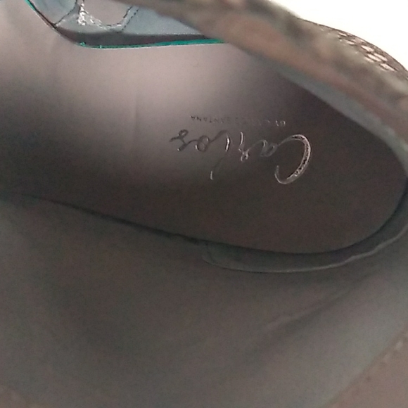 Carlos Santana Ankle Snakeskin Boots Women's 7.5M - Picture 5 of 8